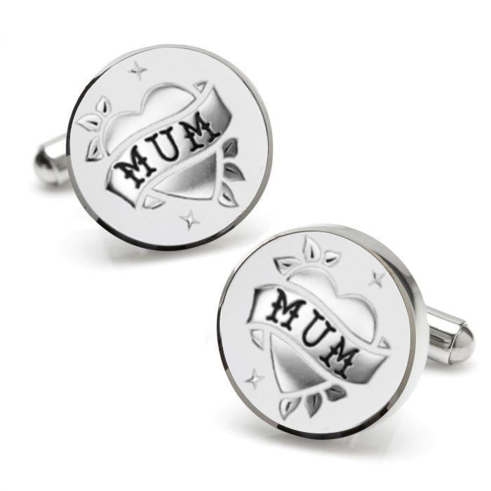 Warm Hearted For Mom Cufflinks Love Gift for Woman