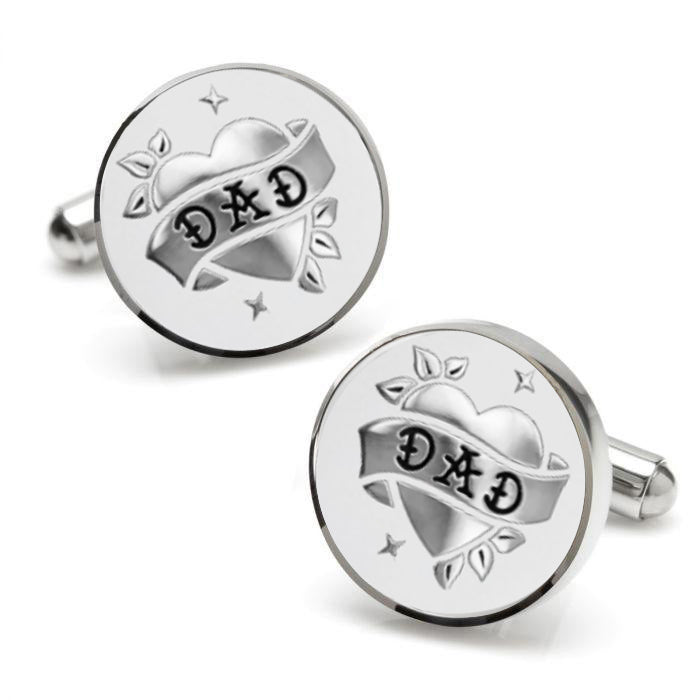 Warm Hearted For Dad Cufflinks Stylish Meaningful Gift