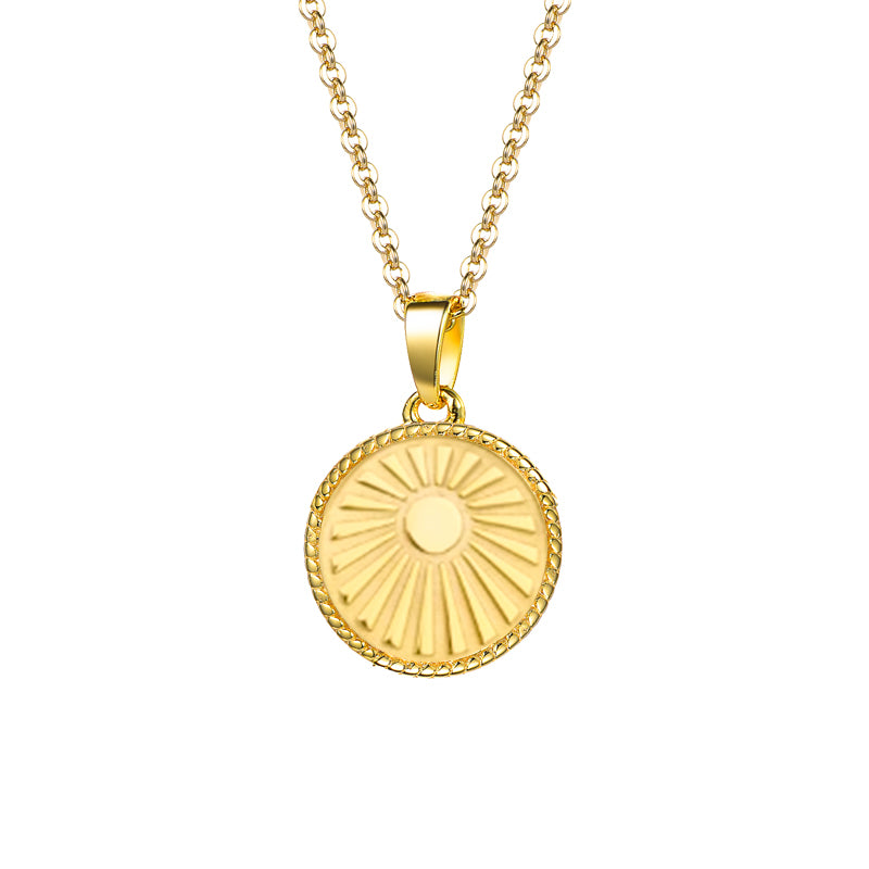 Celestial Sunshine Pendant Necklace