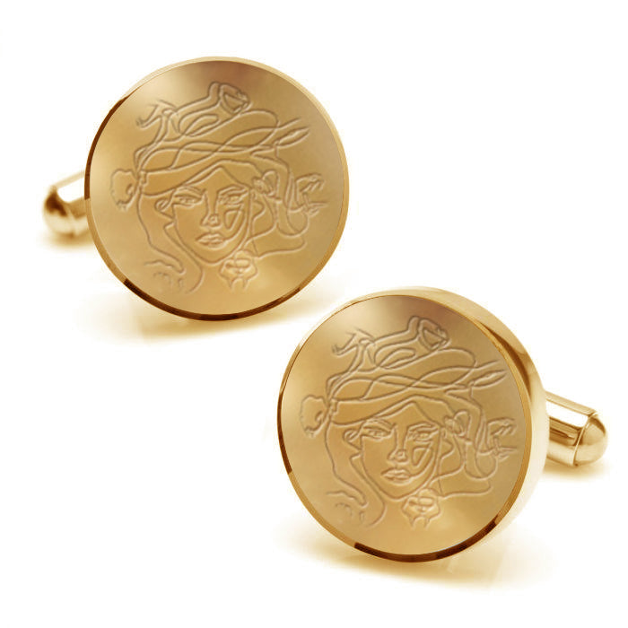 Medusa Eyes Medusa Head cufflinks