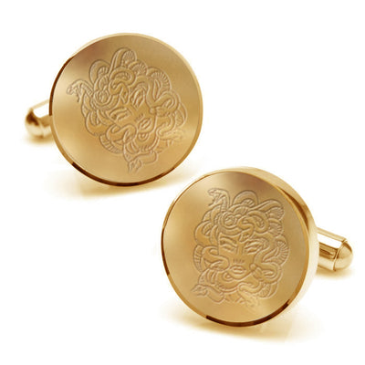 Ruthless Medusa Head Cufflinks Women Shirt Accessories