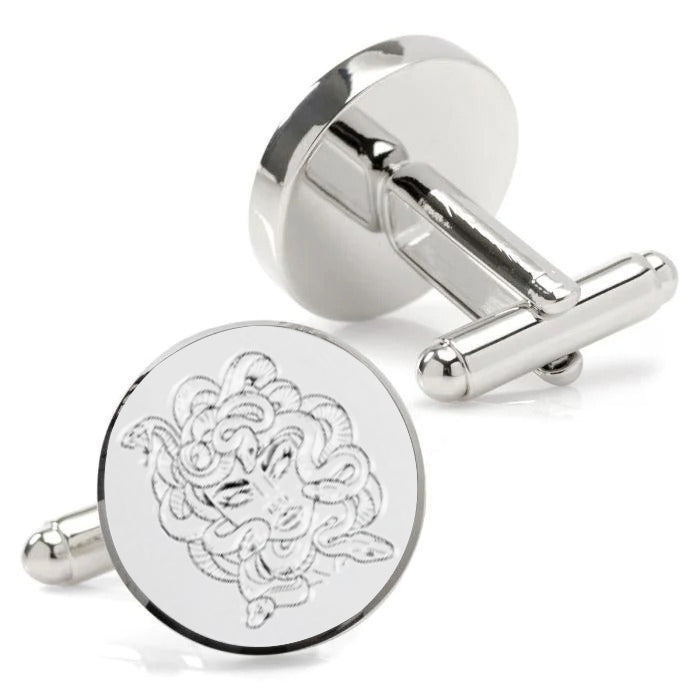 Ruthless Medusa Head Cufflinks Women Shirt Accessories