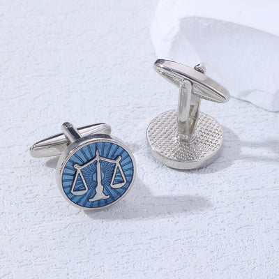 Stylish Exquisite Libra Scales Cufflinks