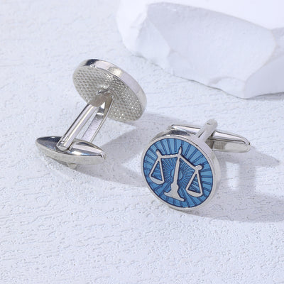 Stylish Exquisite Libra Scales Cufflinks