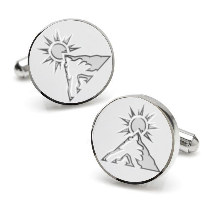 Sun Rising Over Mountain Cufflinks