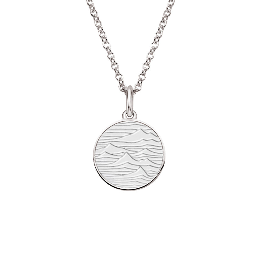 Sterling Silver Mountain Necklace