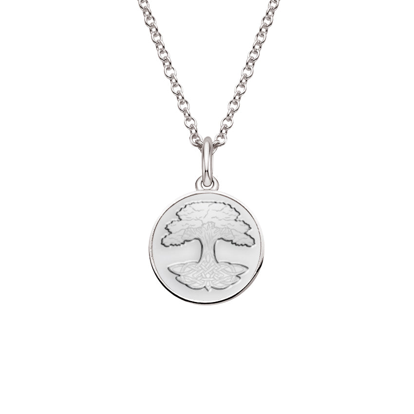 Sterling Silver Strong Growth Tree of Life Necklace