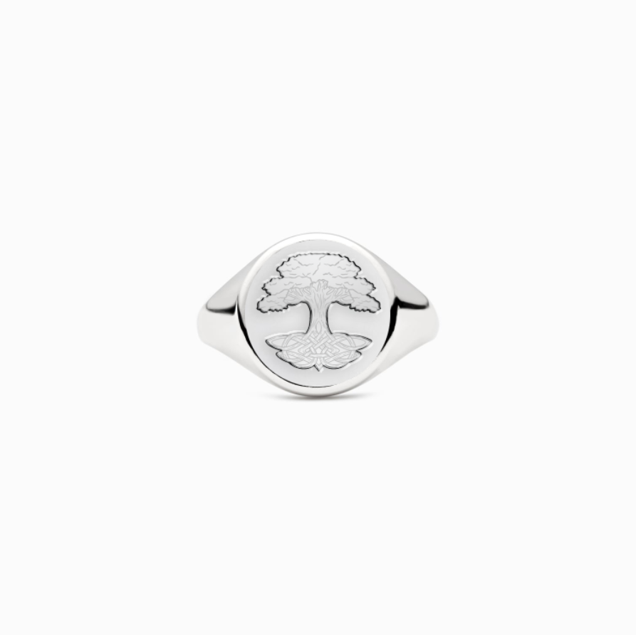 Sterling Silver Powerful Growth Tree of Life Ring