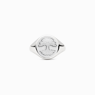 Sterling Silver Powerful Growth Tree of Life Ring