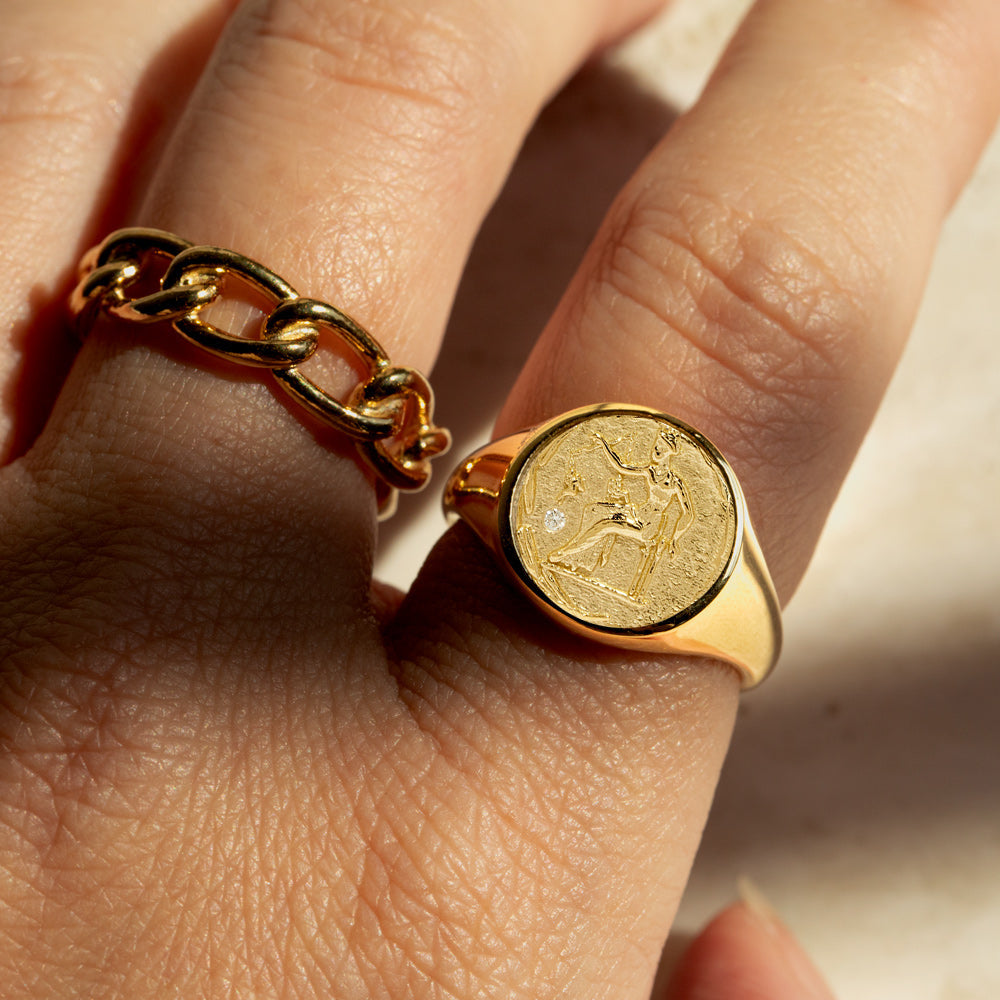 Goddess of Love Signet Ring