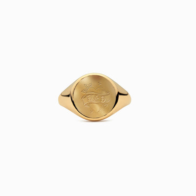 Warm Hearted For Dad Signet Ring Gift for Father