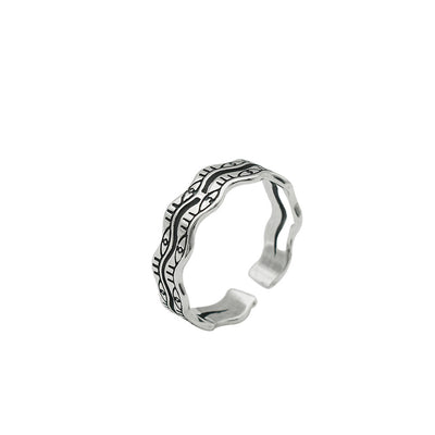 Shimmering Adjustable Faith Jewelry 925 Sterling Silver Ring Third Eye GLAMOUR CHICCASTLE