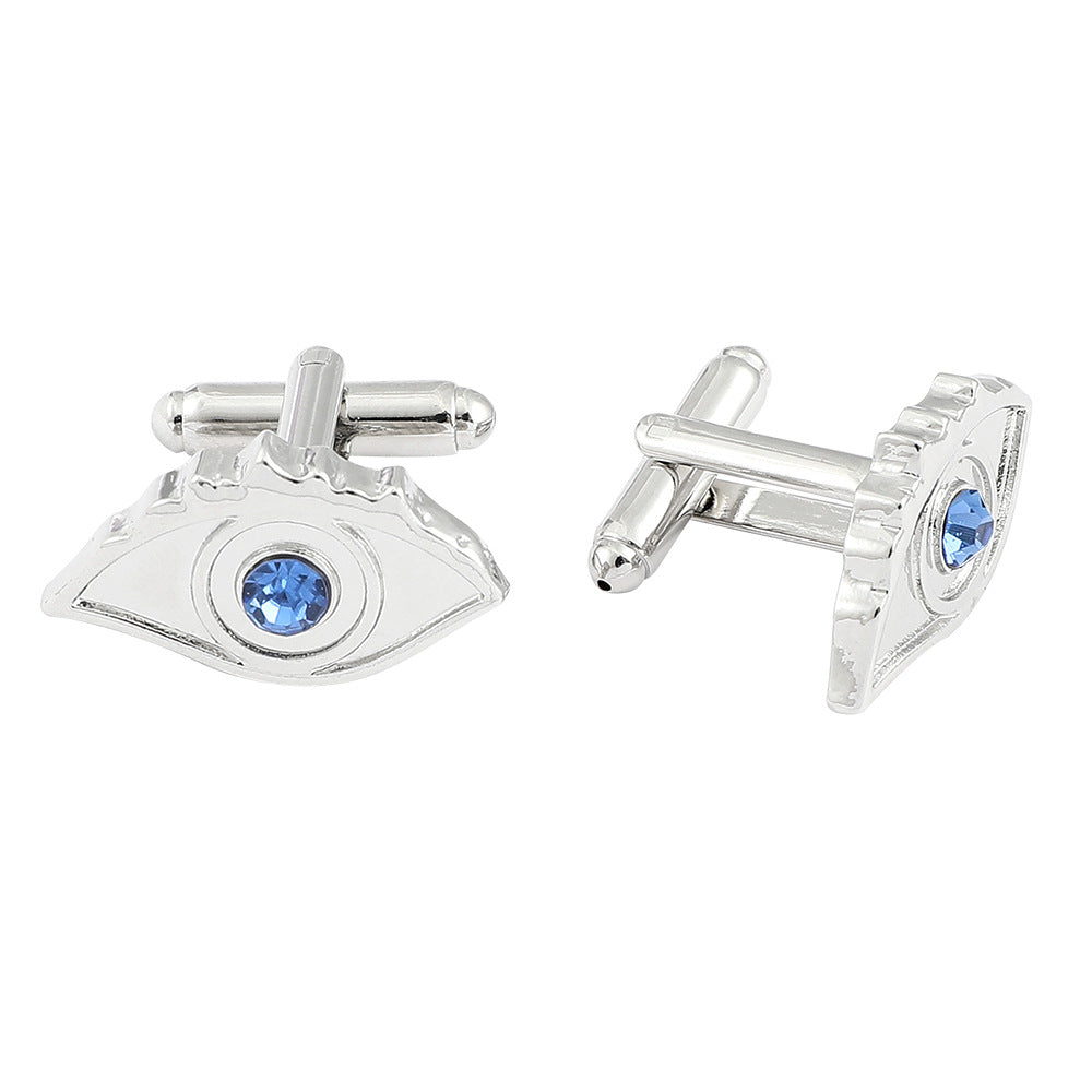 Stainless Steel The Eye of Horus Cufflinks Evil Eye Cufflinks GLAMOUR CHICCASTLE