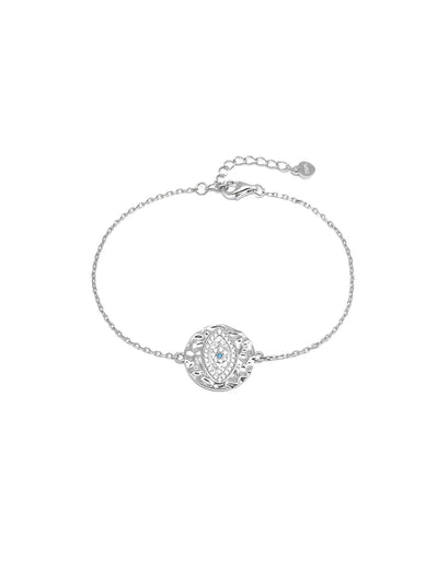 Sterling Silver Evil Eye Protection Bracelet Anklets GLAMOUR CHICCASTLE